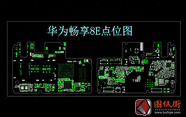 华为畅享Enjoy8E手机点位图PCB