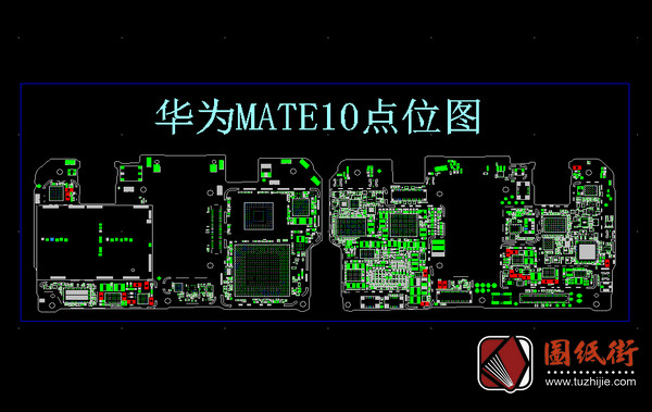 华为Mate10手机PCB点位图