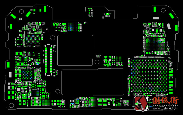 华为Mate20Pro手机点位图PCB