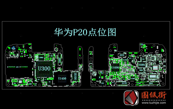 华为P20手机点位图PCB