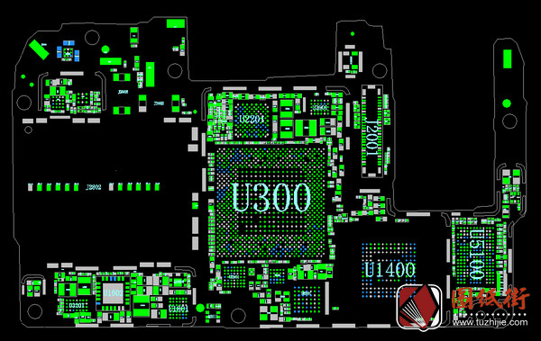 华为P20手机点位图PCB