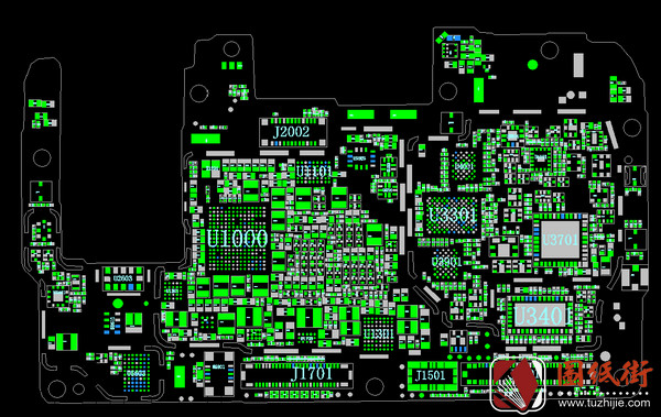 华为P20手机点位图PCB