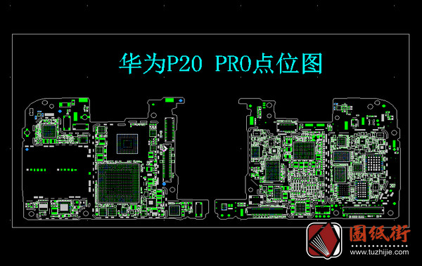 华为P20Pro手机点位图PCB