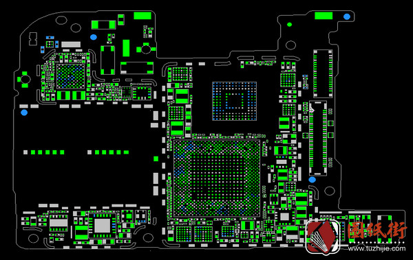 华为P20Pro手机点位图PCB