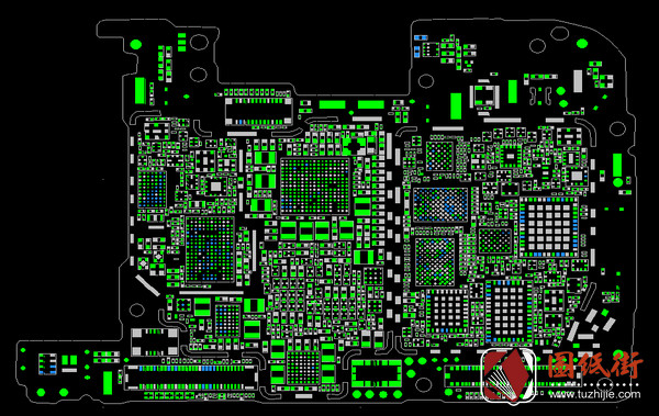 华为P20Pro手机点位图PCB