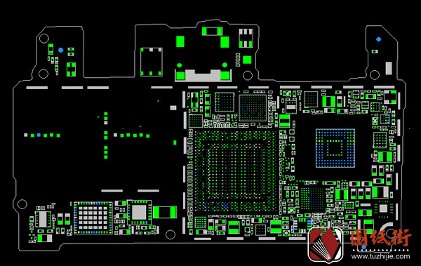 华为P9 Plus 手机点位图PCB