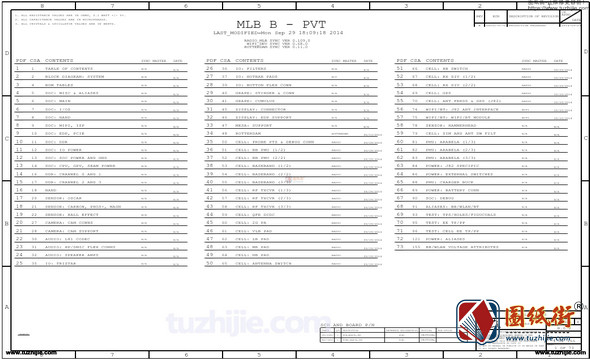 iPad Air 2 820-3633 051-0301平板电路原理图纸