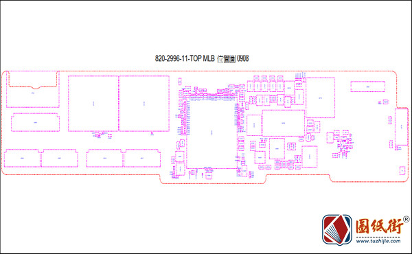 iPad3 820-2996-11位号图位置图 0908