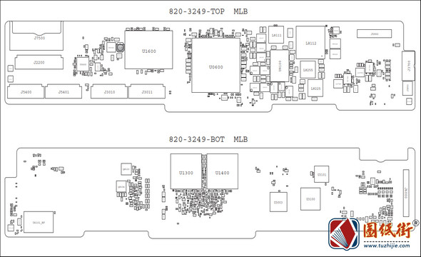 iPad4 X140 MLB 820-3249 051-9385位号图