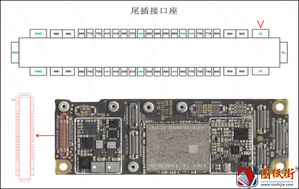 iPhone 11 尾插接口座对地阻值-手机维修资料下载