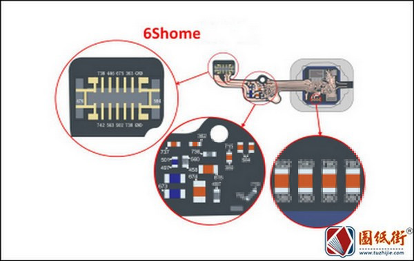 iPhone6s home键主要电压及阻值