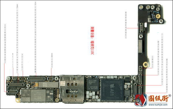 iPhone8P接口插座对地阻值图