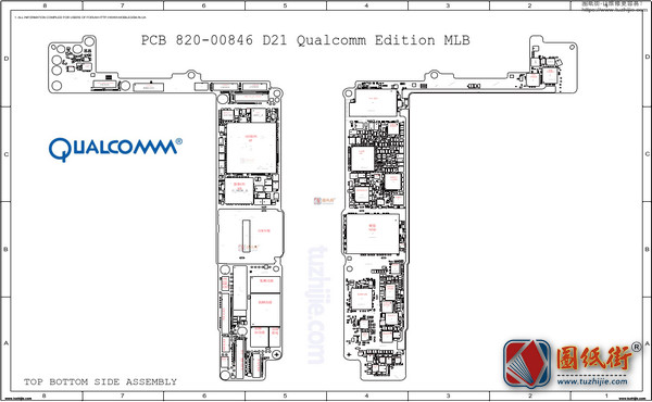 iPhone8Plus 高通版051-02159 820-00846位号图