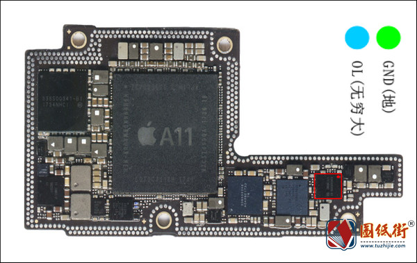 iPhoneX U3700照相供电对地阻值图