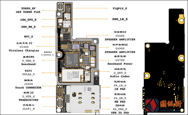 iPhoneX 820-00863-12主板维修标注彩图
