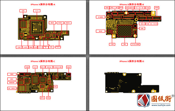 iPhone X元件分布图