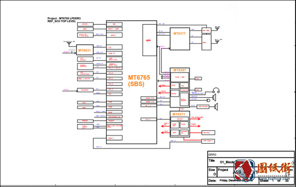 OPPO A5S手机电路原理图纸下载