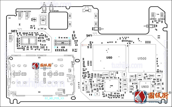 小米A1 D2_MB 器件位号图 V3 170313