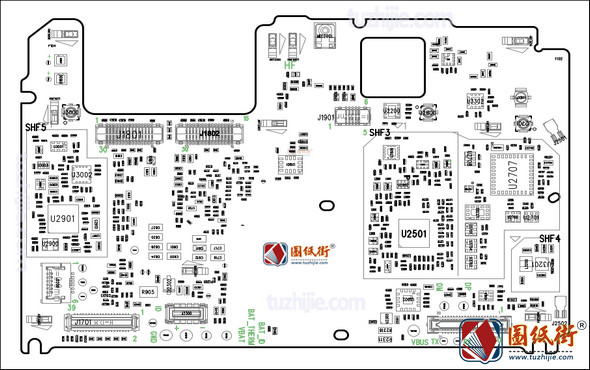 小米A1 D2_MB 器件位号图 V3 170313