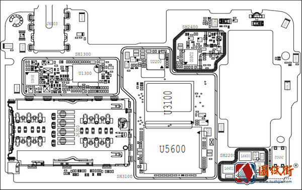 小米CC9 Mi 9 Lite (pyxis)主板元件位号图