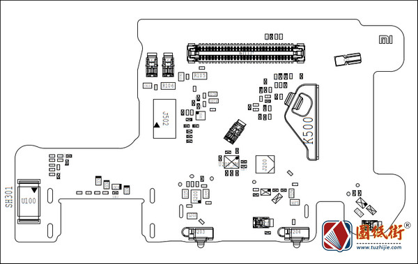 小米维修资料-红米K20pro维修图纸-电路原理图+位号图