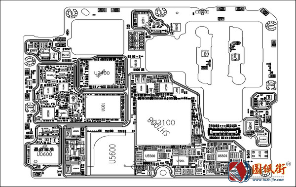 小米Xiaomi Mi 11手机图纸-位号图