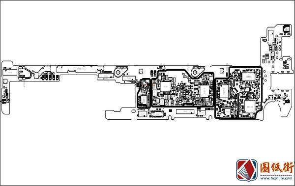 小米手机维修图纸Mi Note 10/CC9 Pro电路原理图+位号图