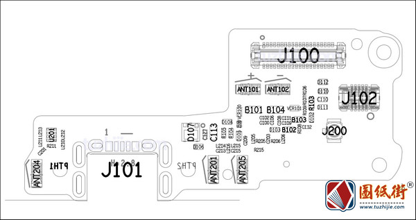 小米红米Redmi 7A手机主板小板位号图