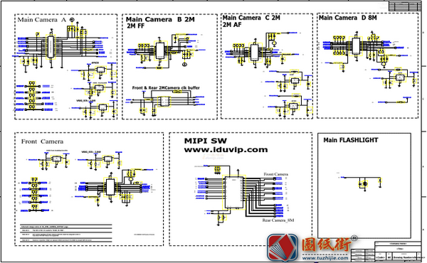 红米Note8手机图纸-电路原理图