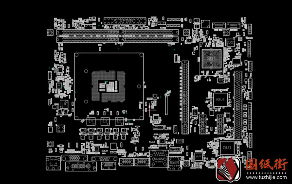 ASRock H110M-HDVP REV1.01 70-MXB2R0-A01华擎主板点位图