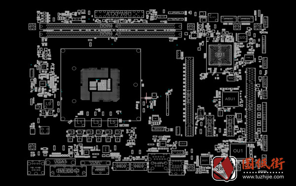 ASRock H110M-HDVP REV1.03华擎主板点位图