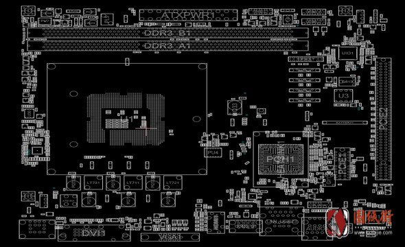 ASROCK H81M-VG4 REV 2.02华擎主板点位图