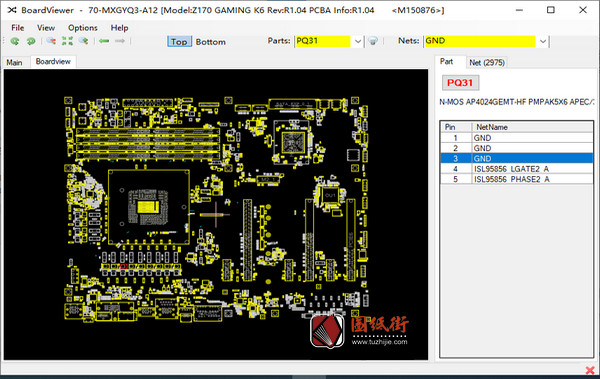 ASROCK Z170 GAMING K6 Rev1.04 华擎点位图FZ