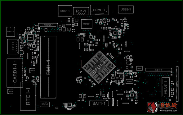 Acer ES1-331 Wistron Law_BA 14259-1M笔记本点位图