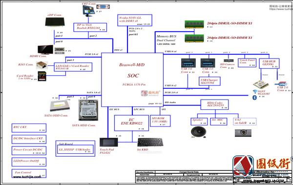 Acer E5-432_432G N16X A4WAL LA-C371P Rev1.0宏基笔记本图纸