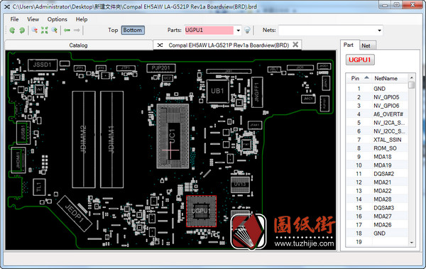 Acer A515-52 EH5AW LA-G521P LS-G521P Rev1a宏基笔记本点位图