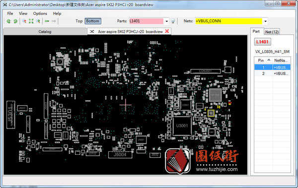 Acer R7-372T SKI2 P3HCJ_MB Rev 2.0宏基笔记本点位图