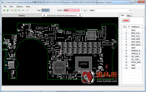 Apple A1398 J145G-X425G 820-00163 苹果笔记本点位图