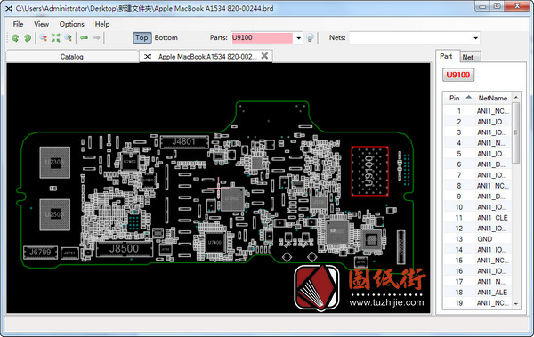 APPLE A1534 820-00244苹果笔记本点位图