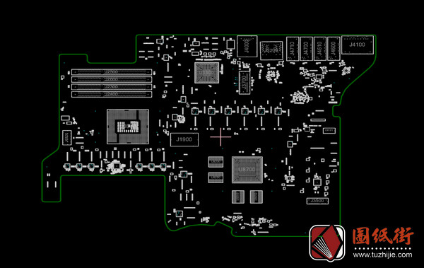 Apple iMac一体机A1419 820-00291 J95 MLB SKL苹果主板点位图