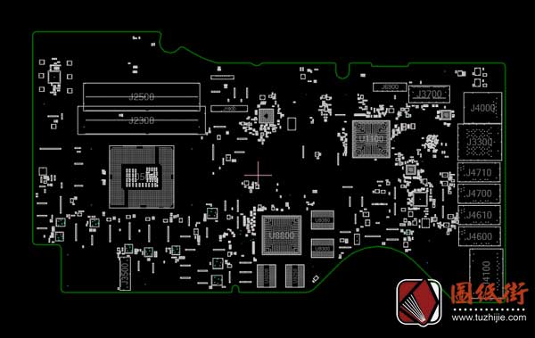 Apple iMac A1418 2017 820-00597-05 J134DVT苹果电脑主板点位图