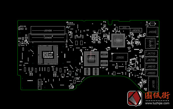 Apple iMac A1418 820-3302A D7 MLB苹果主板点位图