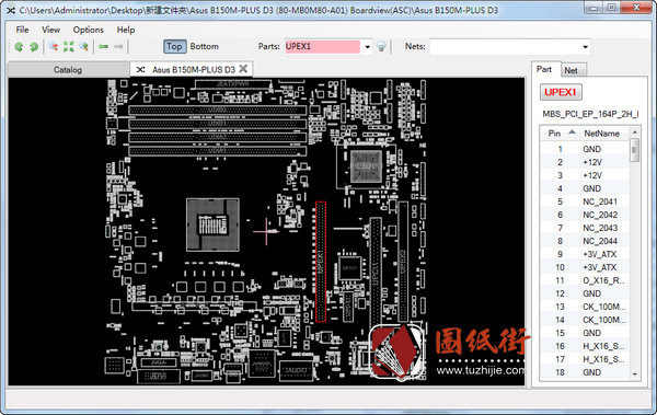 Asus B150M-PLUS D3 (80-MB0M80-A01)华硕主板点位图