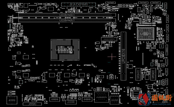 华硕PRIME B250M-J Rev 1.00主板点位图