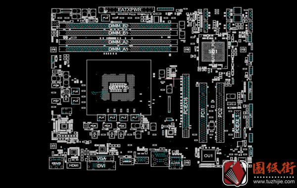 华硕 ASUS P8B75-M 1.01 1.02 1.03系列点位图