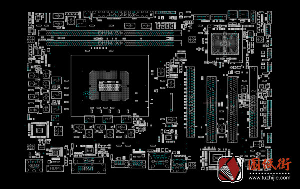 ASUS P8B75-M_LE华硕系列主板点位图