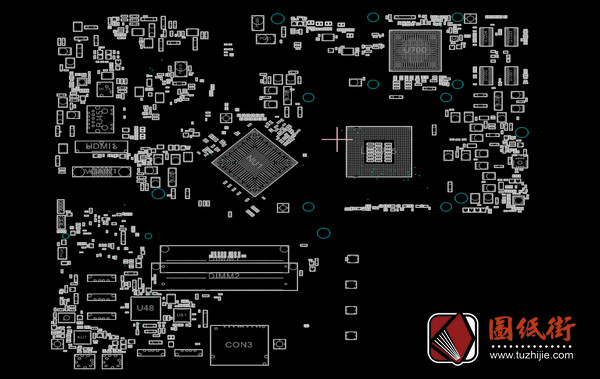 Asus EeeTop PC AiO ET2400E Rev 2.00G主板点位图