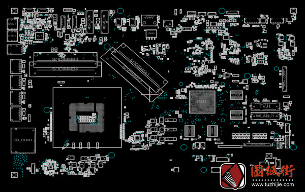 Asus EeeTop PC ET2702I Rev1.3华硕主板点位图