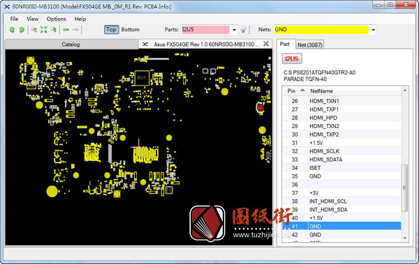 ASUS FX504GE Quanta BKL DABKLMB1AA0 DABKLGMB8D0 Rev 1.0华硕笔记本点位图