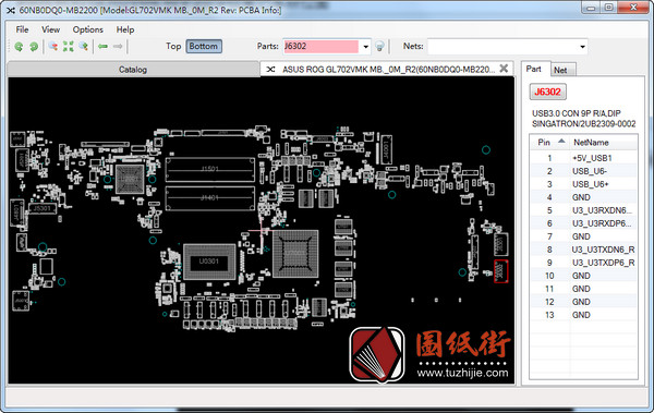 ASUS ROG GL702VMK REV 2.0华硕笔记本点位图